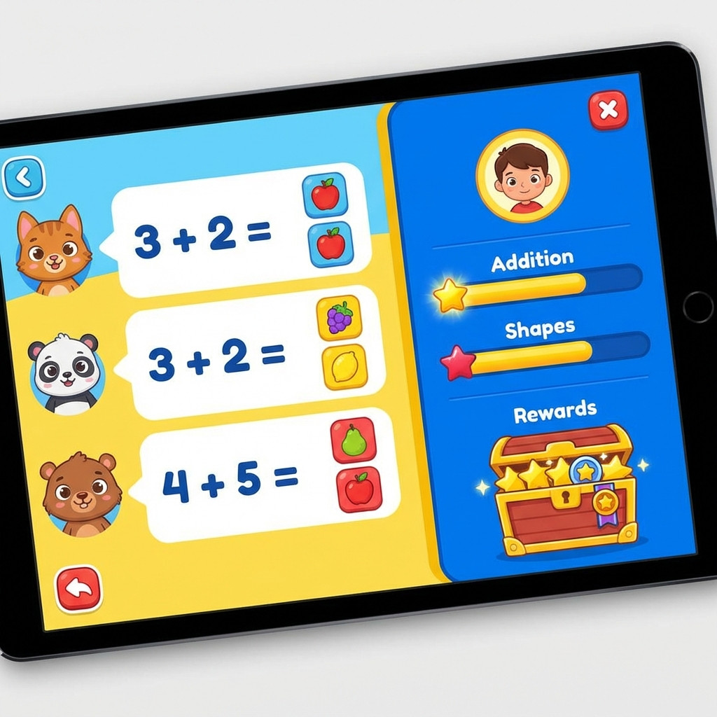 IXL 数学练习界面