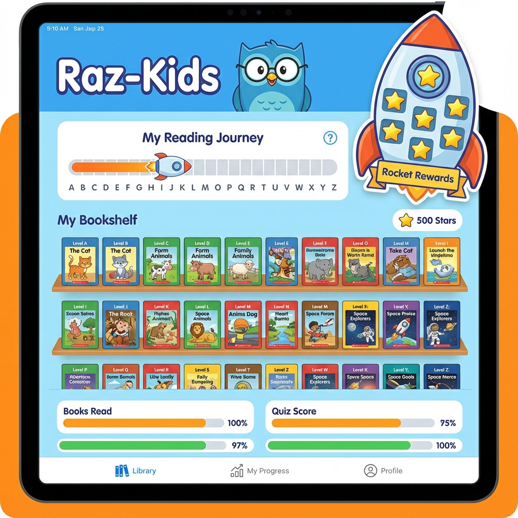 Raz-Kids 星星背后的进度账 配图