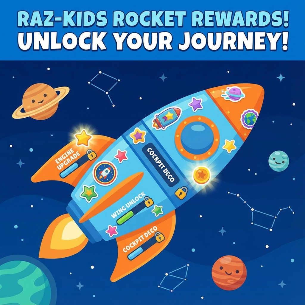 Raz-Kids listen read quiz workflow